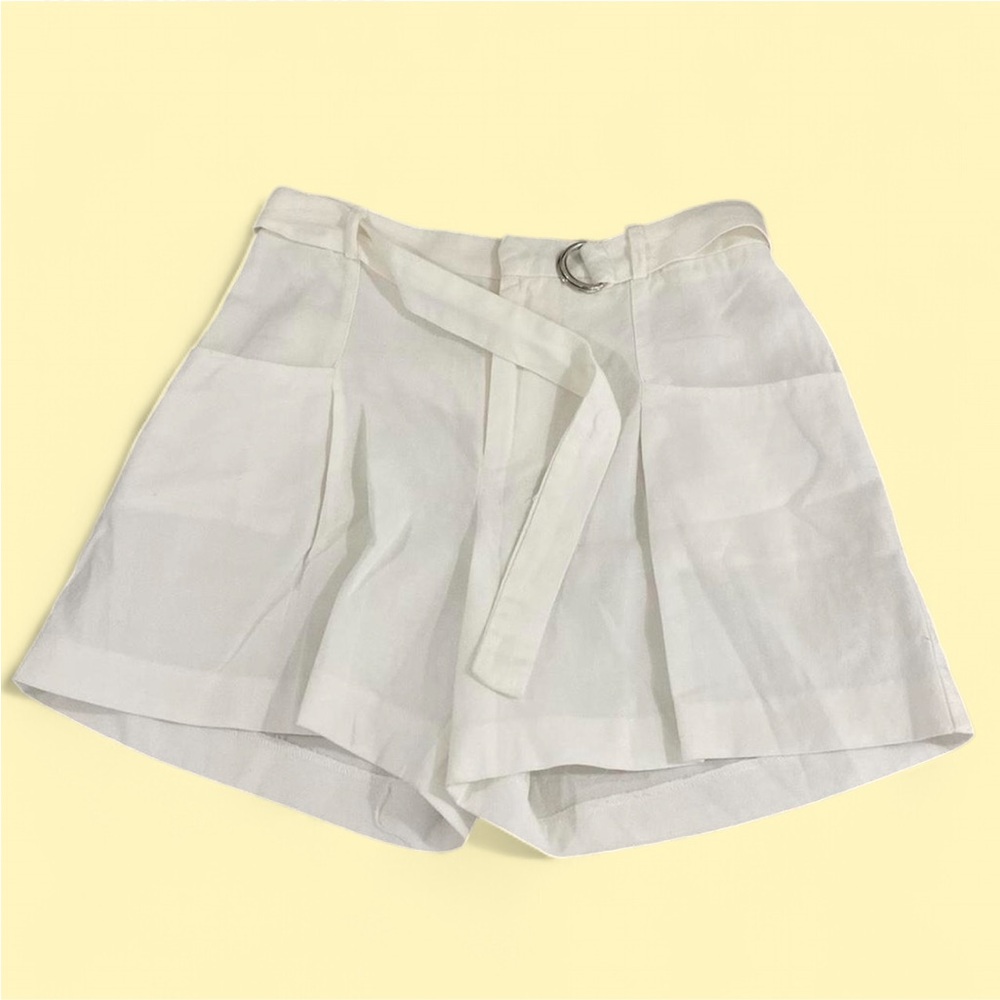 Zara Kids White Shorts with Tie